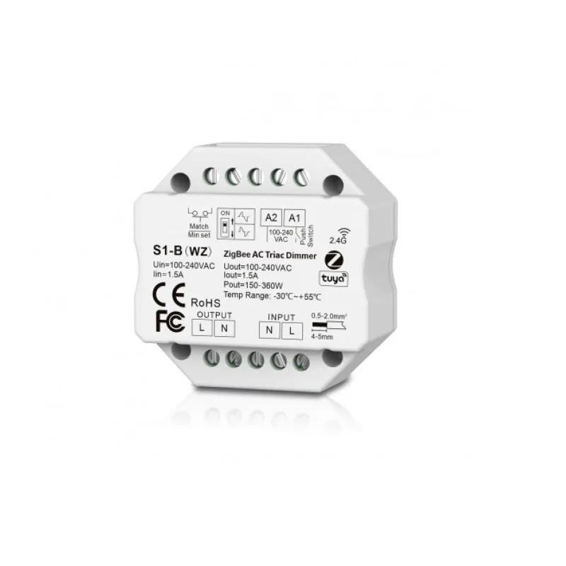 Dimmer Triac ZigBee 1Ch